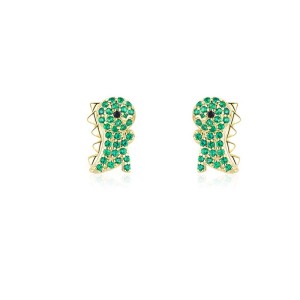 Kids 925 Silver Zirconia Dinosaur Stud Earring 40200098