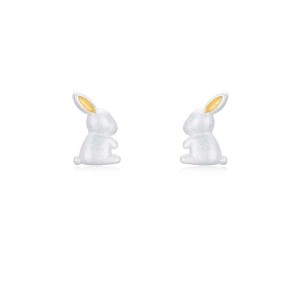 Kids 925 Silver Rabbit Stud Earring 40200099