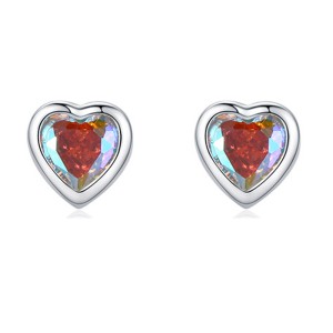 Sparkle Zirconia Heart Stud Earring 40200252