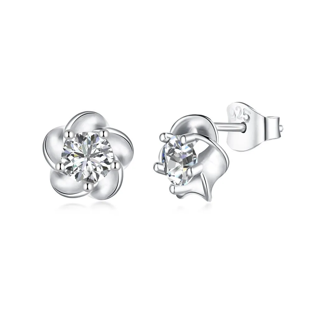 Sparkle Zirconia Flower Stud Earring 40200260 Sparkle Zirconia Flower Stud Earring 40200260