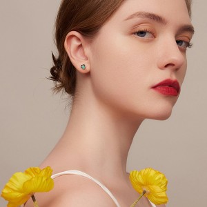 Love Heart Birthday Zirconia Stud Earring 40200269 Love Heart Birthday Zirconia Stud Earring 40200269