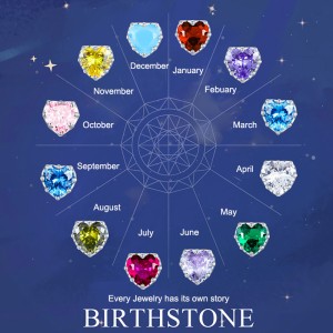 Love Heart Birthday Zirconia Stud Earring 40200269 Love Heart Birthday Zirconia Stud Earring 40200269