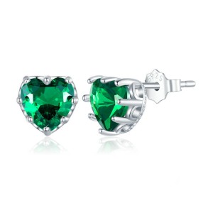 Love Heart Birthday Zirconia Stud Earring 40200269 Love Heart Birthday Zirconia Stud Earring 40200269