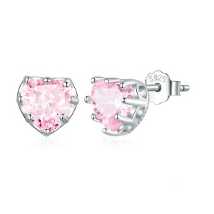 Love Heart Birthday Zirconia Stud Earring 40200269 Love Heart Birthday Zirconia Stud Earring 40200269