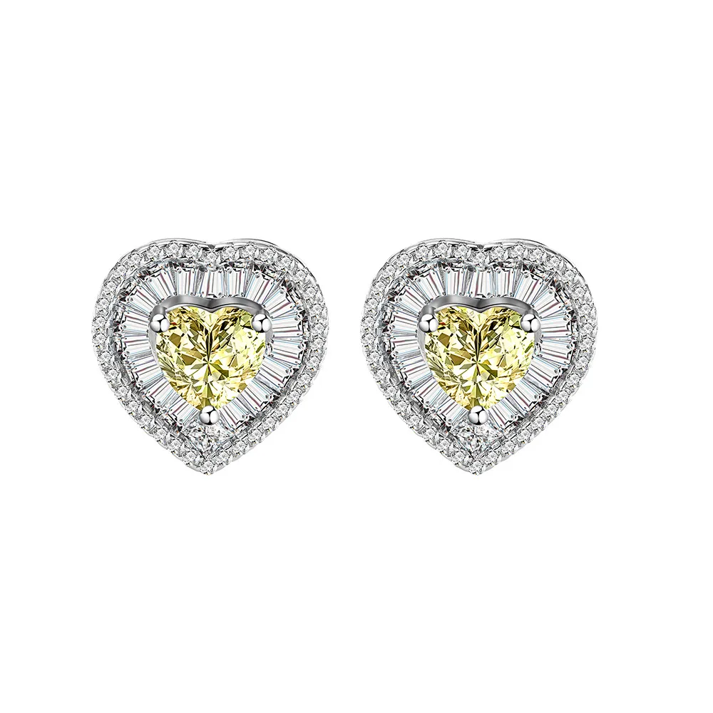 Sparkle 8A Heart Zirconia Party Stud Earring 40200277 Sparkle 8A Heart Zirconia Party Stud Earring 40200277