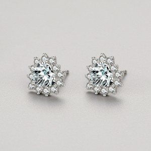 Full Zirconia Heart Stud Earring 40200314 Full Zirconia Heart Stud Earring 40200314