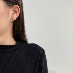 Shiny Heart Zirconia Party Stud Earring 40200343 Shiny Heart Zirconia Party Stud Earring 40200343