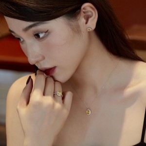 Vintage Oval Zirconia Stud Earrings 40200363 Vintage Oval Zirconia Stud Earrings 40200363