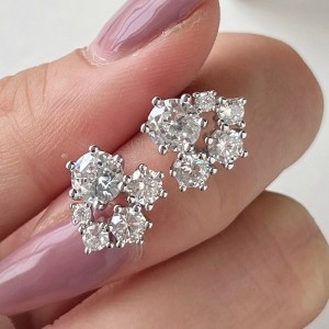 Sparkle Cluster Zirconia Party Stud Earrings 40200381 Sparkle Cluster Zirconia Party Stud Earrings 40200381