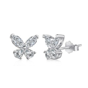 Sparkle Zirconia Butterfly Party Stud Earrings 40200392 Sparkle Zirconia Butterfly Party Stud Earrings 40200392