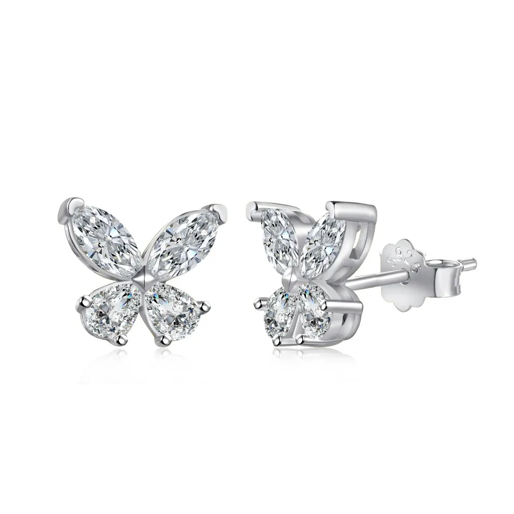 Sparkle Zirconia Butterfly Party Stud Earrings 40200392 Sparkle Zirconia Butterfly Party Stud Earrings 40200392