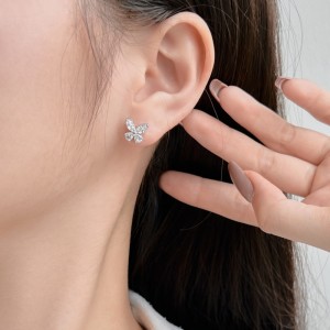 Sparkle Zirconia Butterfly Party Stud Earrings 40200392 Sparkle Zirconia Butterfly Party Stud Earrings 40200392