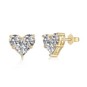 Zirconia Heart Stud Earring 40200405 Zirconia Heart Stud Earring 40200405