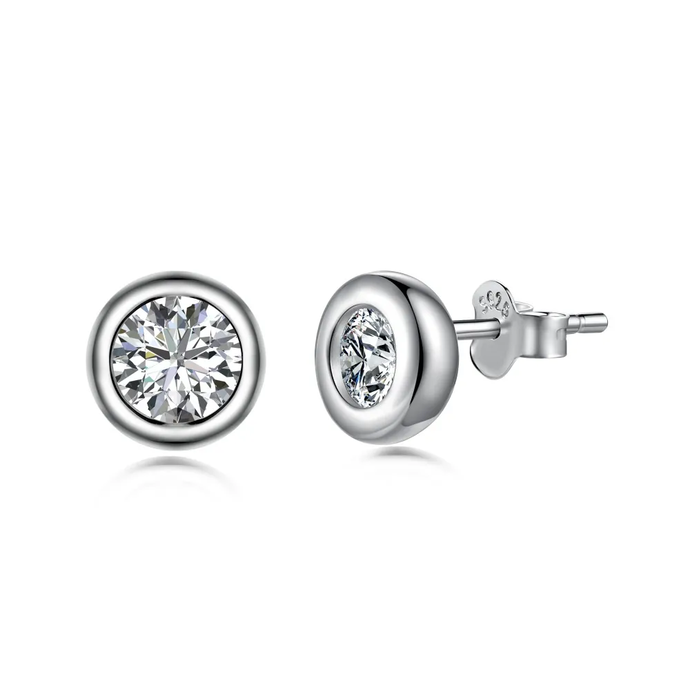 Sparkle Round Zirconia Stud Earring 40200413 Sparkle Round Zirconia Stud Earring 40200413