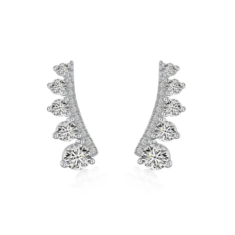 Minimalist Zirconia Stud Earring 40200420
