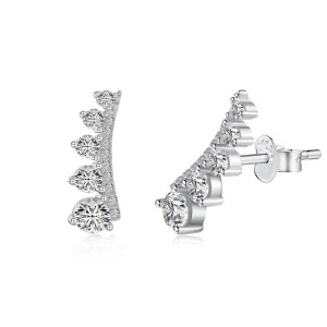 Minimalist Zirconia Stud Earring 40200420 Minimalist Zirconia Stud Earring 40200420