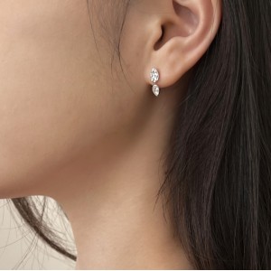 Waterdrop Pear Zirconia Stud Earring 40200430