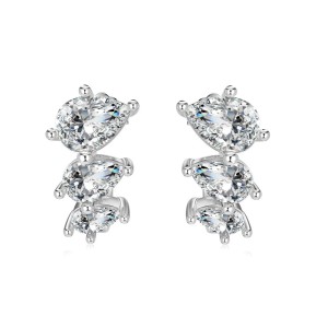Waterdrop Zirconia Stud Earring 40200513 Waterdrop Zirconia Stud Earring 40200513