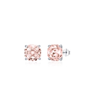 S925 Sparkle Rose Cut Zirconia Stud Earring 40200531