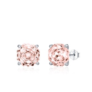 S925 Sparkle Rose Cut Zirconia Stud Earring 40200531
