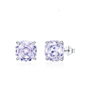 S925 Sparkle Rose Cut Zirconia Stud Earring 40200531