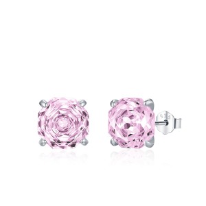 S925 Sparkle Rose Cut Zirconia Stud Earring 40200531