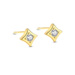 925 Sterling Silver Mini Zirconia Stud Earring 40200553