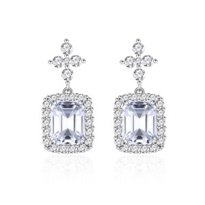 925 Sterling Silver Perfume Bottle Zircon Stud Earring 40200572 925 Sterling Silver Perfume Bottle Zircon Stud Earring 40200572