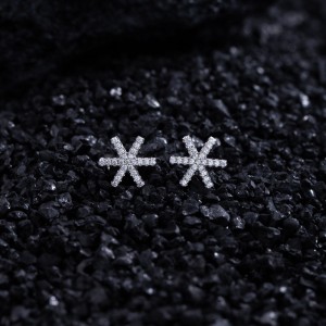 925 Sterling Silver Snowflake CZ Stud Earring 40200583 925 Sterling Silver Snowflake CZ Stud Earring 40200583