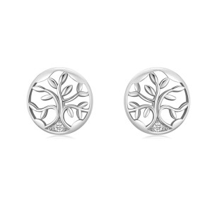 925 Sterling Silver Tree of Life Stud Earring 40200697