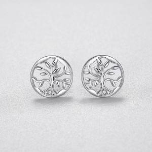925 Sterling Silver Tree of Life Stud Earring 40200697
