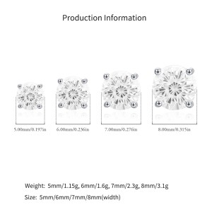 925 Sterling Silver White Fireworks Cut Stud Earrings 40200754