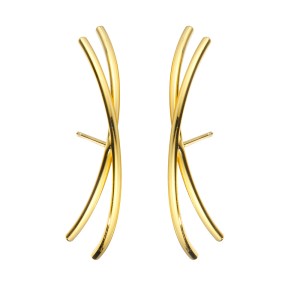 Unique Round Wires Stud Earring 40400019