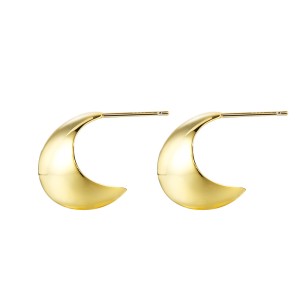 Cowhorn C Shape Stud Earring 40400027 Cowhorn C Shape Stud Earring 40400027