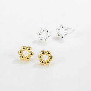 Mini Round Beads Stud Earring 40400038