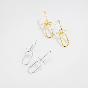 Geometric Rectangle Stud Earring 40400046
