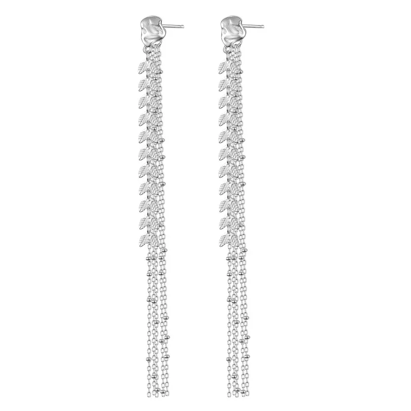 Ethnic Leaves Tassel Stud Earring 40400059 Ethnic Leaves Tassel Stud Earring 40400059