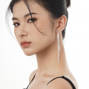 Ethnic Leaves Tassel Stud Earring 40400059 Ethnic Leaves Tassel Stud Earring 40400059