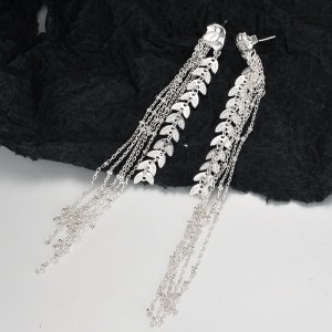 Ethnic Leaves Tassel Stud Earring 40400059 Ethnic Leaves Tassel Stud Earring 40400059