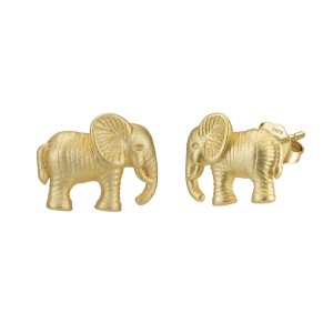 S925 Animal Elephant Stud Earring 40400082