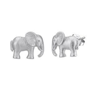 S925 Animal Elephant Stud Earring 40400082