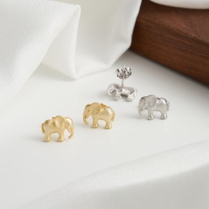 S925 Animal Elephant Stud Earring 40400082