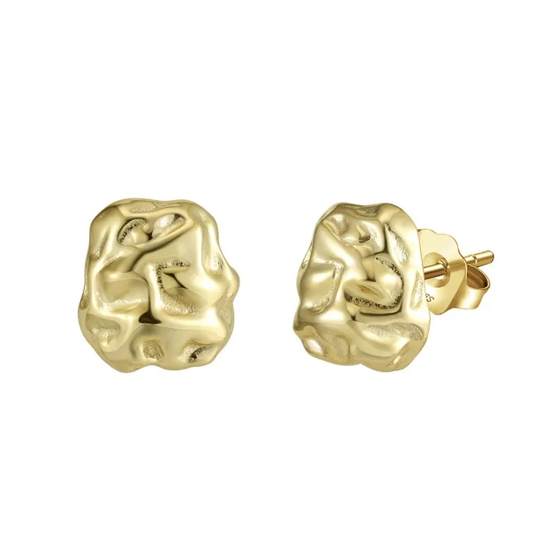 925 Sterling Silver Geometric Stud Earring 40400087