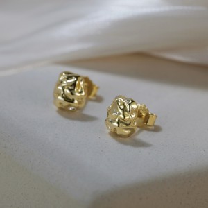 925 Sterling Silver Geometric Stud Earring 40400087