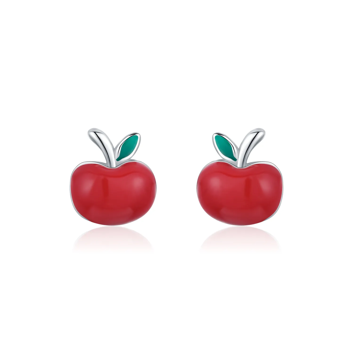 925 Sterling Silver Sweet Apple Stud Earring 40400094