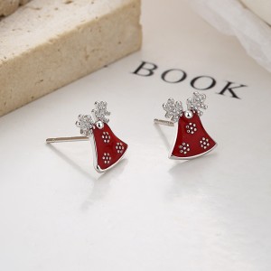 925 Sterling Silver Christmas Series Stud Earring 40400123