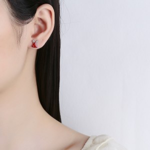 925 Sterling Silver Christmas Series Stud Earring 40400123