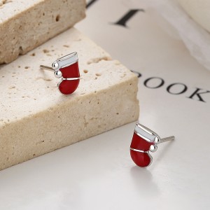 925 Sterling Silver Christmas Series Stud Earring 40400123