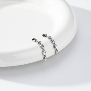 925 Sterling Silver Liquid Metal Nugget Drop Stud Earrings 40400139 925 Sterling Silver Liquid Metal Nugget Drop Stud Earrings 40400139