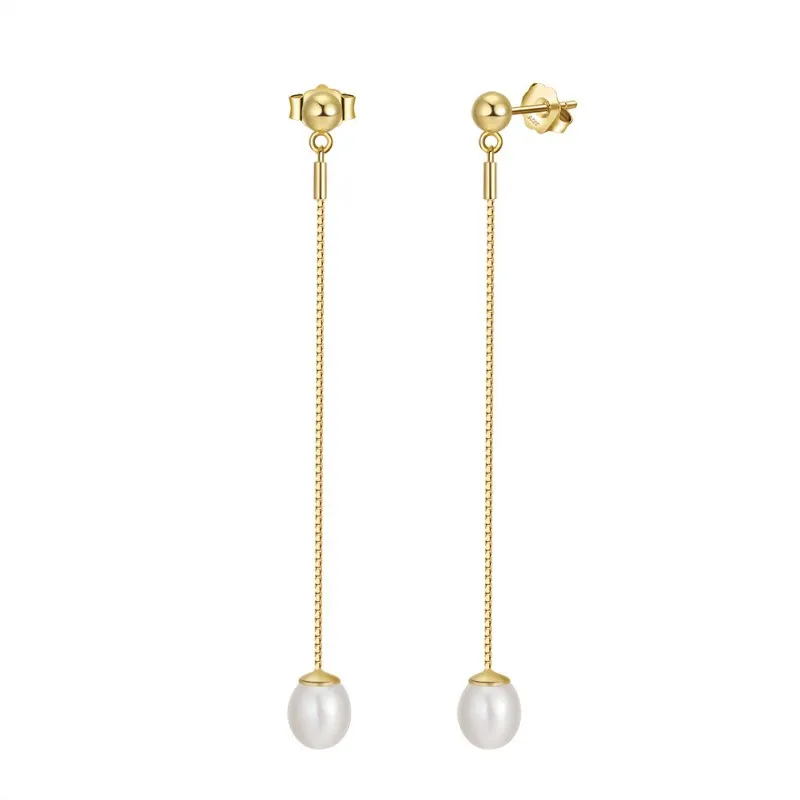 925 Sterling Silver Fresh Water Pearl Stud Earring 40500034